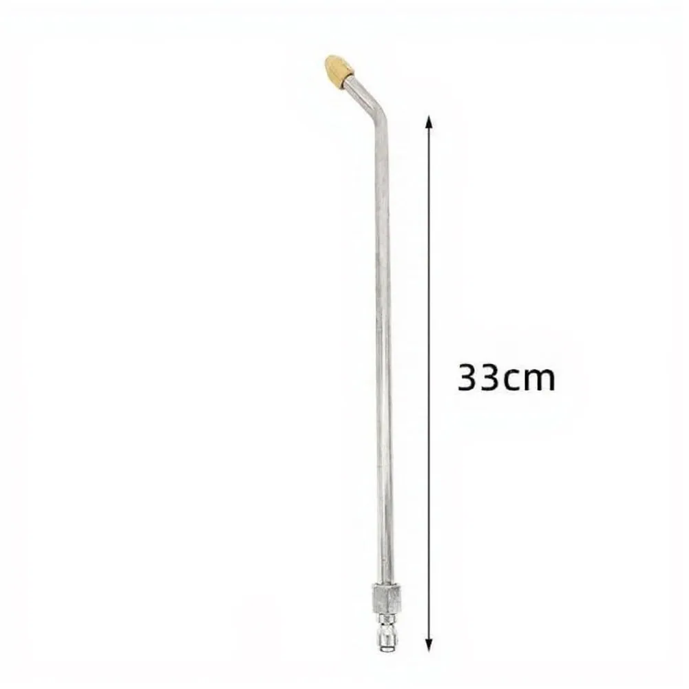 3 Piece Stainless Steel Pressure Washer Nozzle Set 30 Degree 90 Degree U Bend for Residential and Commercial Use