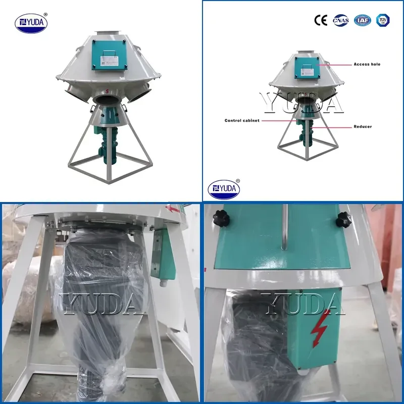 Recycling Machine 2026 YUDA Distributing Equipment TFPX Animal Feed Rotary Distributor 30-50T/H