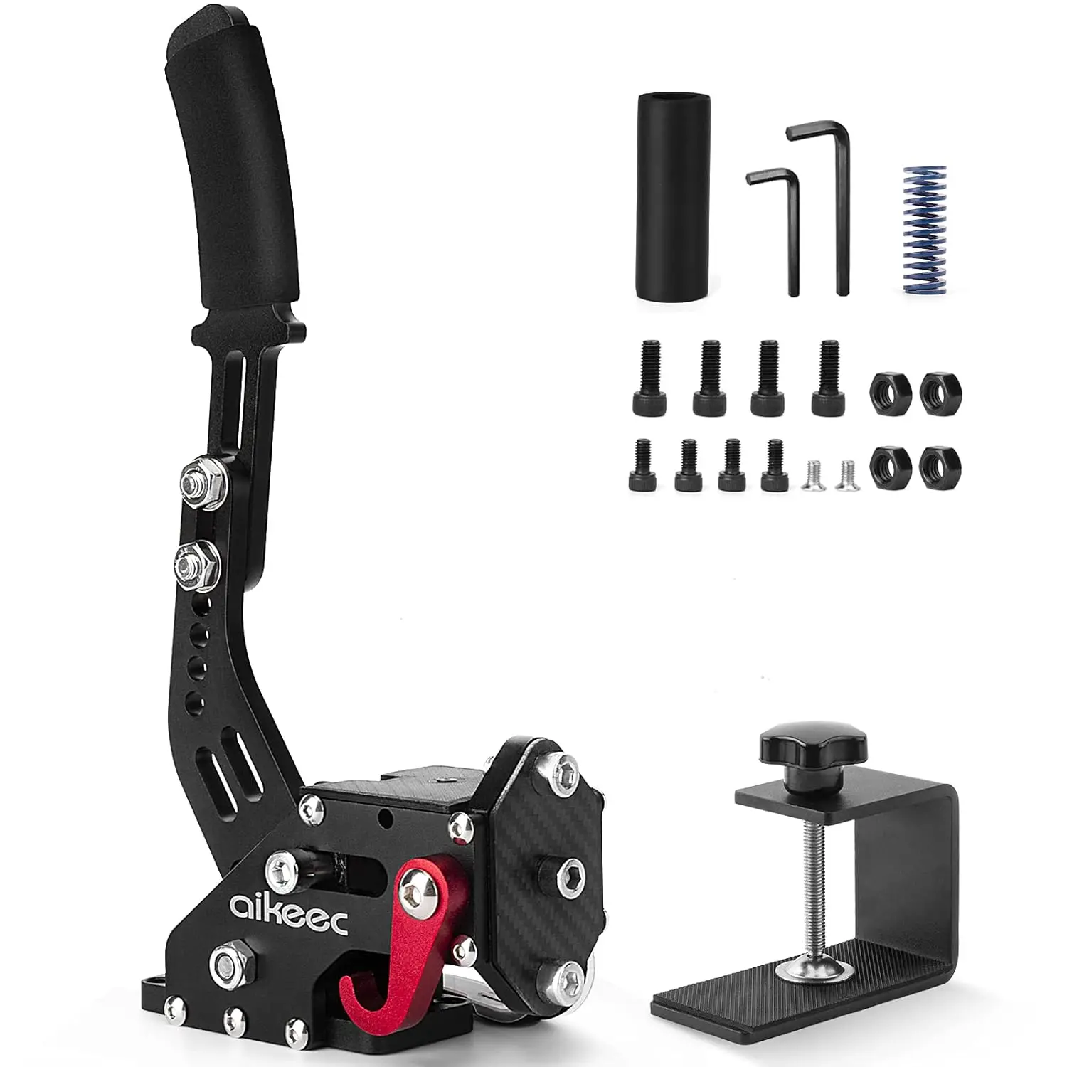 

64 Bit USB Handbrake with Clamp for PC Sim Racing Games Dirt Rally with Handle Grip