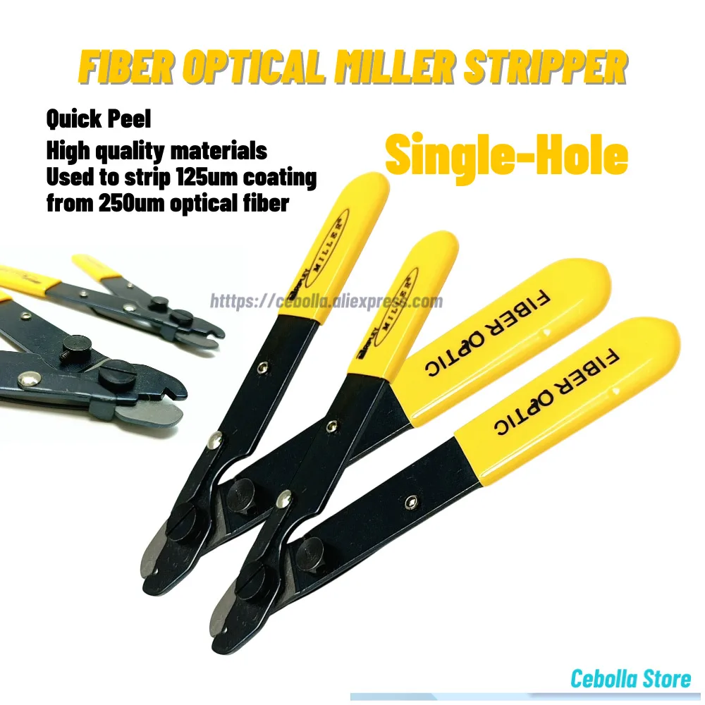 Fiber Optical stripper Single Hole FO103-S Optic Cable Clamp Fiber Stripping Pliers FO103-S Miller Wire Stripper