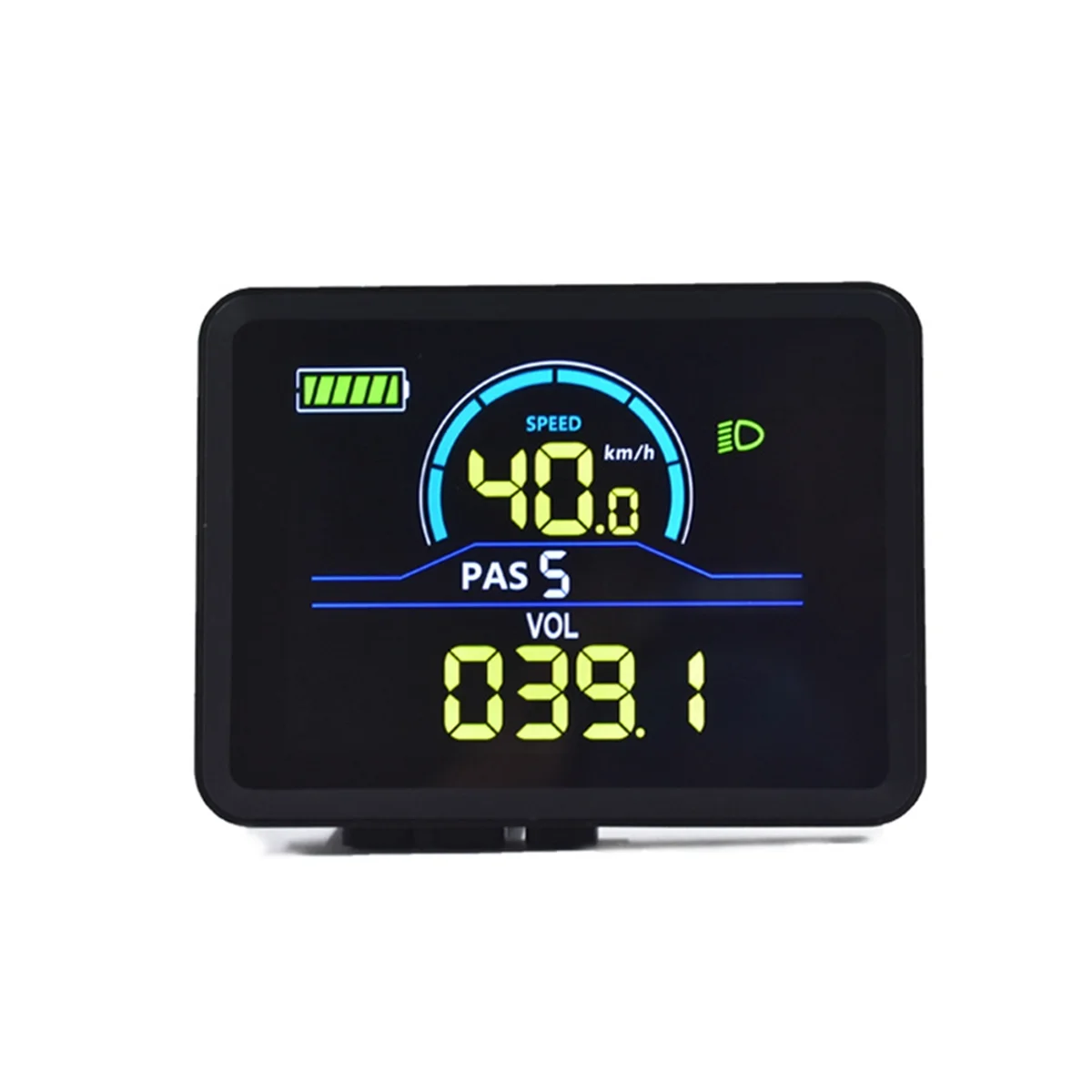 New P5C Electric Bike LCD Display Meter 24V-60V Ebike Intelligent Display IP67 UART Colorful LCD Display Meter 6PIN