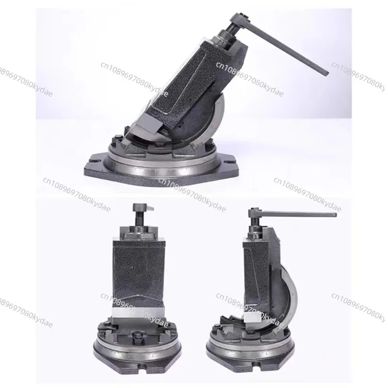 4 Inch 360 Rotary Inclinable Precision Vise Solid Flat Machining Clamp Milling Drilling Workholding Tool