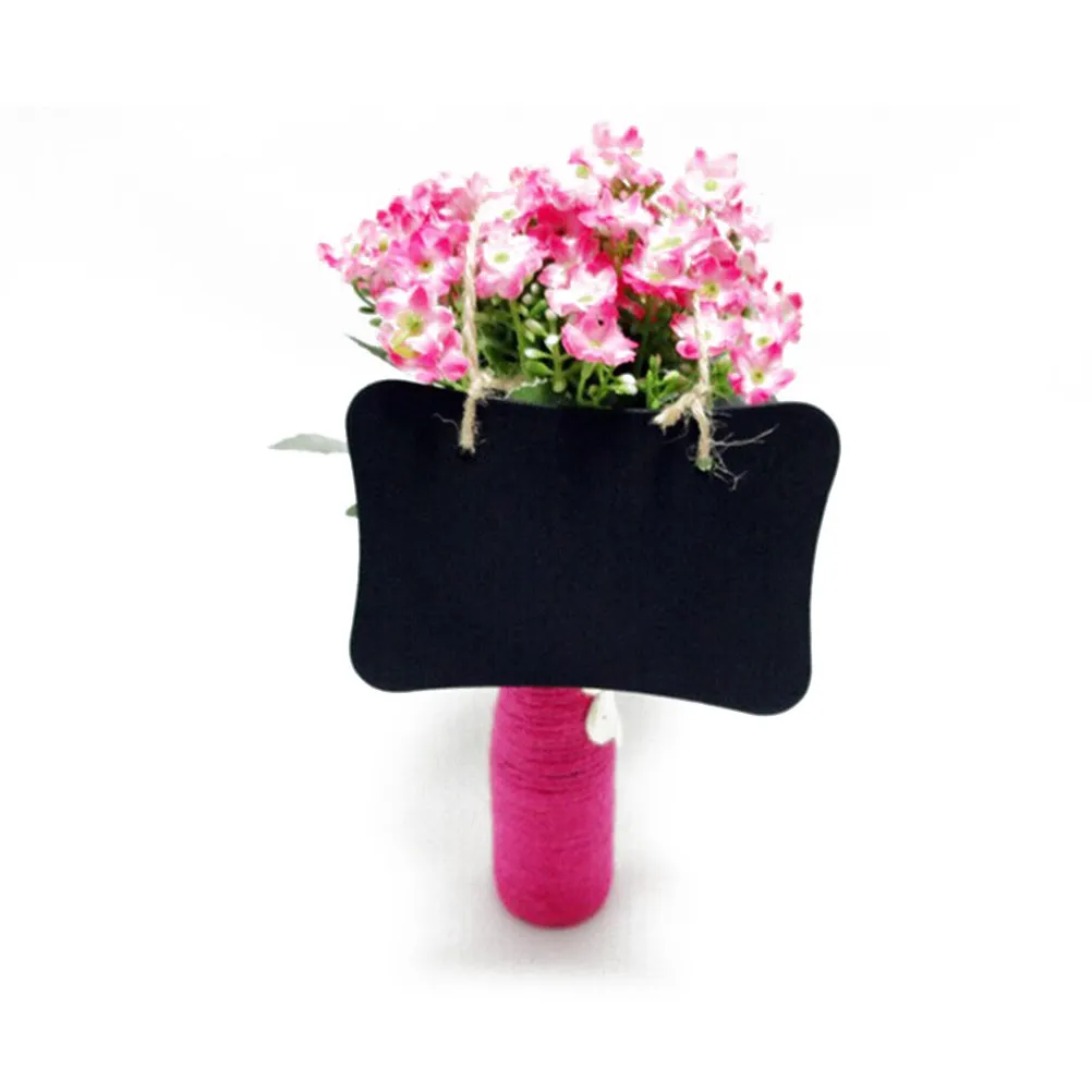 

Набор из 10 мини-досок для записей, деревянных, черных, 8x5 см, стираемые, для ресторанов, столов, свадеб, декора, хранения