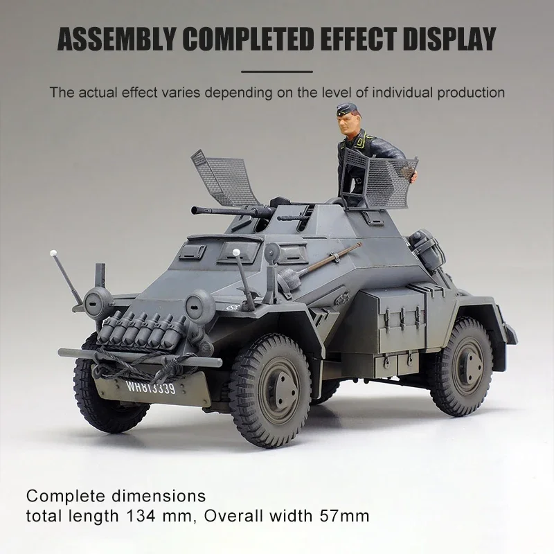 TAMIYA 조립 모델 키트, 35270 Sd.Kfz.222 바퀴 장착 정찰 차량 1/35