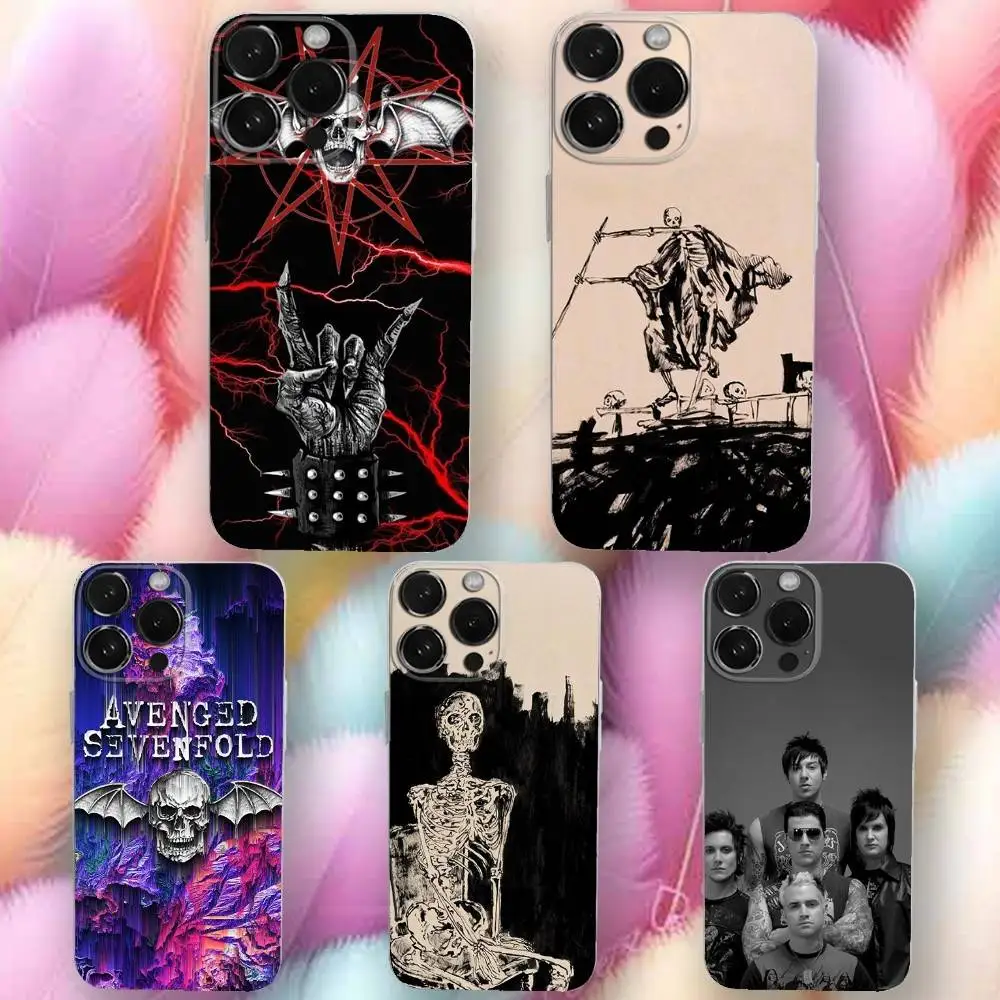 

Band A-Avengeds S-Sevenfold Phone Case For iPhone 16,se4,15,14,13,12,11 Plus,Pro,Max,XR,XS,X,Plus,SE,Mini Transparent Soft Cover