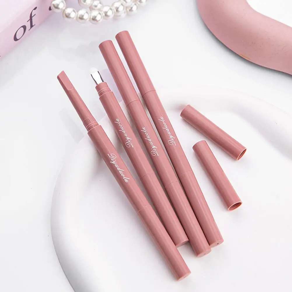 ปากกาถุงใต้ตาแบบสองหัวช่วยเพิ่มความสว่างให้กับเงา กันน้ำและกันเหงื่อ ถุงใต้ตาสามมิติที่ติดทนนาน แต่งตา