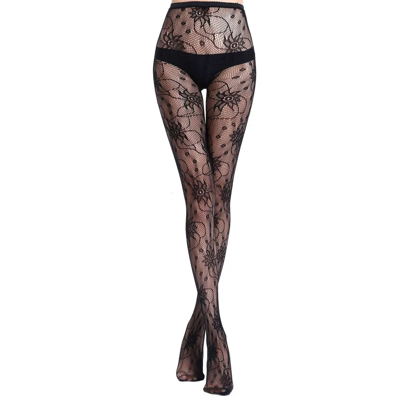 Frauen Sexy Netzstrumpfhose Hohlstrumpfhose Spitze Schwarz Oberschenkel Hohe Strümpfe Dessous Weibliche Strumpfhosen Für Besondere