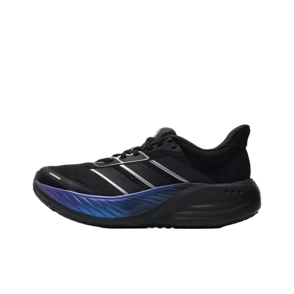 Adidas CUSHIONNOVA Running Shoes Unisex Low Top Black Silver LC3751