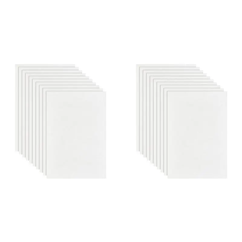 

40Pcs 11.6X8.2 Inch Fiber Rectangle Paper White Microwave Kiln Paper For DIY Fusing Glass Jewelry