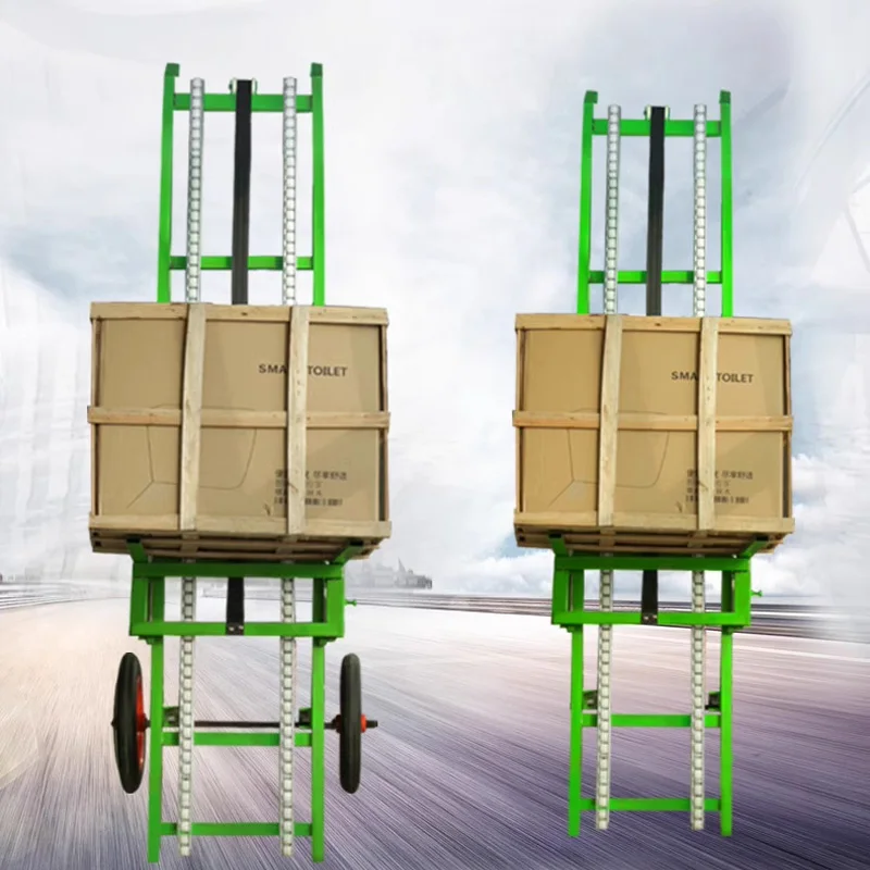 Loading and unloading artifact, foldable loading machine, second floor elevator, glass elevator, brick elevator