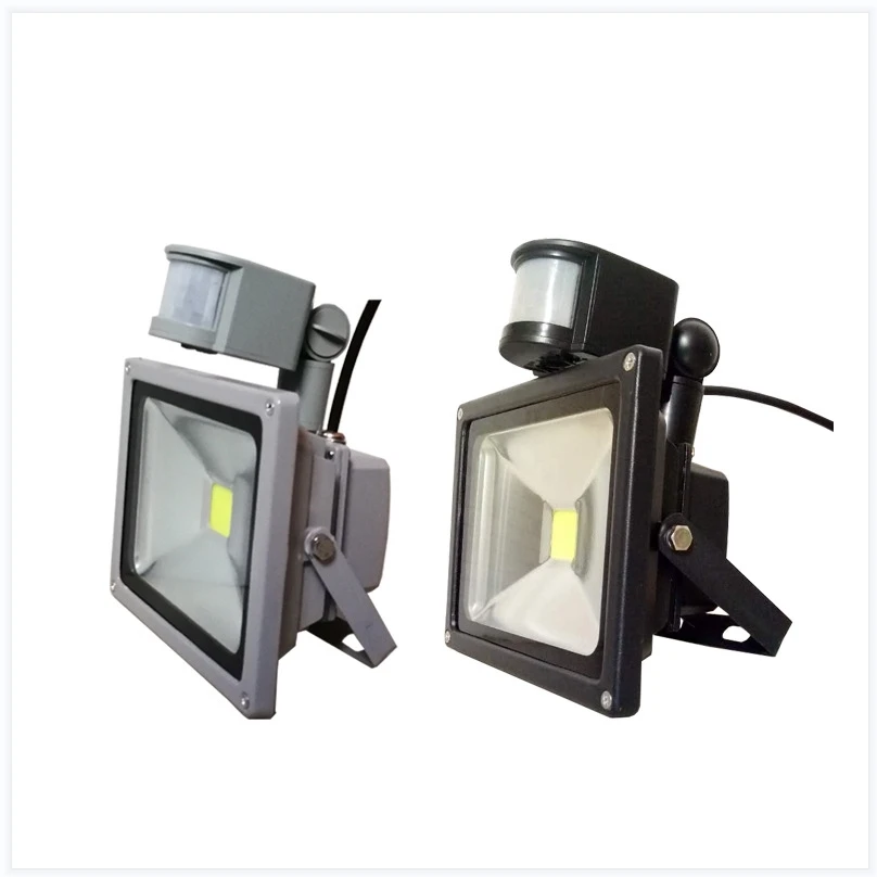 

IP65 Waterproof 10W 20W 30W 50W Led Floodlight PIR Outdoor lighting Project Lamp PIR LED Flood light Motion detective Sensor