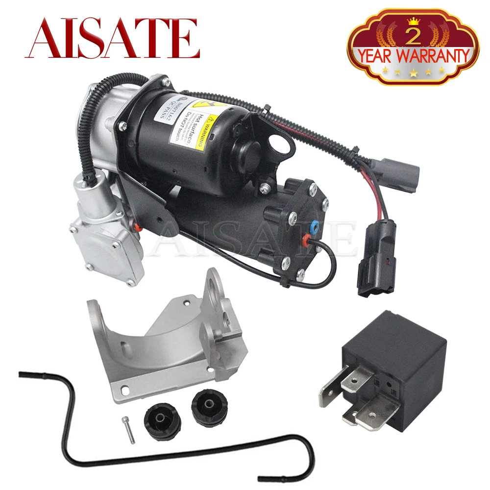 Air Suspension Compressor Pump For Land Rover Discovery 3 LR3 4 LR4 L319 Range Rover Sport L320 Relay Mount Bracket Air Pipe