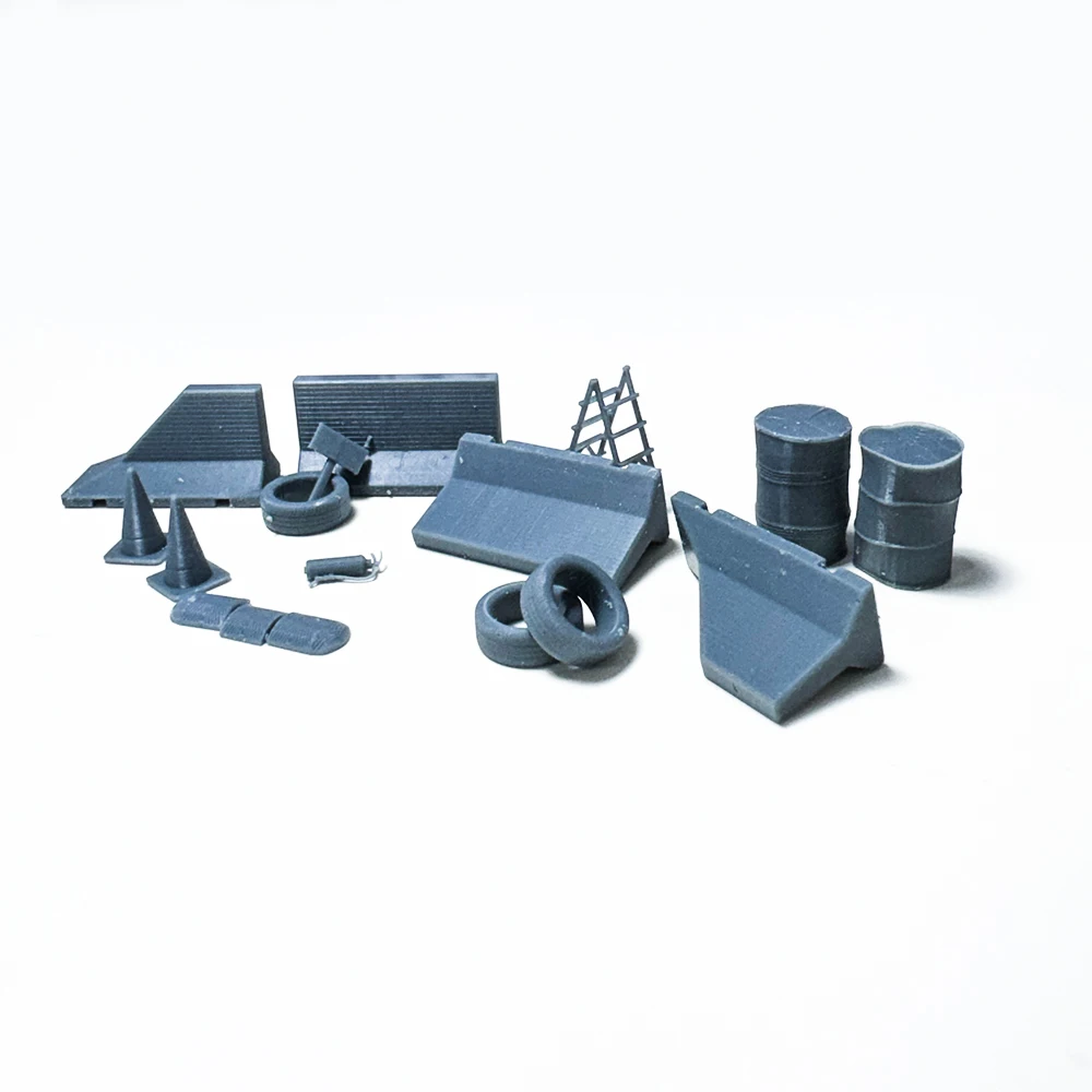 

Yao's Studio LYTS043 1/87 HO Масштаб Железнодорожный пейзаж АЗС Набор мусорных вещей