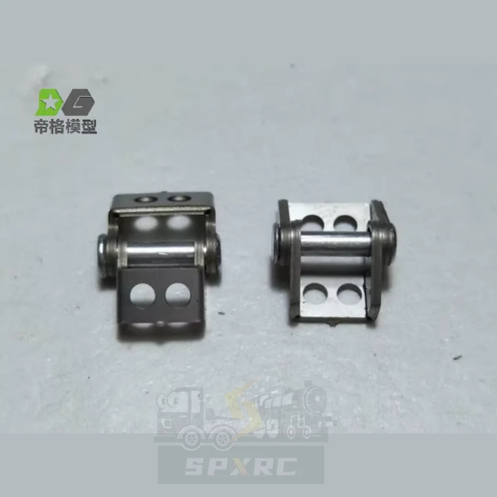 6 pçs metal reboque caixa de carga dobradiça atualização para 1/14 tamiya rc scania 770s volvo benz man 56352 trator caminhão carro brinquedo peças