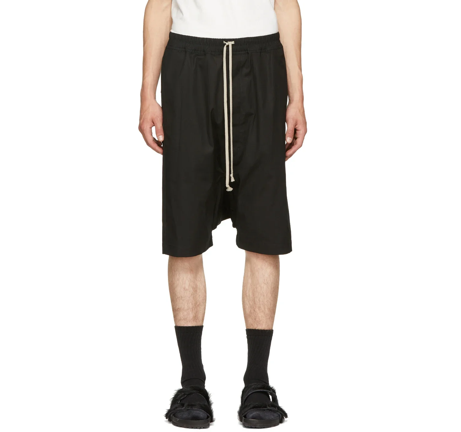 

OOAK WOOL TROUSERS wool silhouette lantern pants small leg pants hip-hop street CDG men's pants