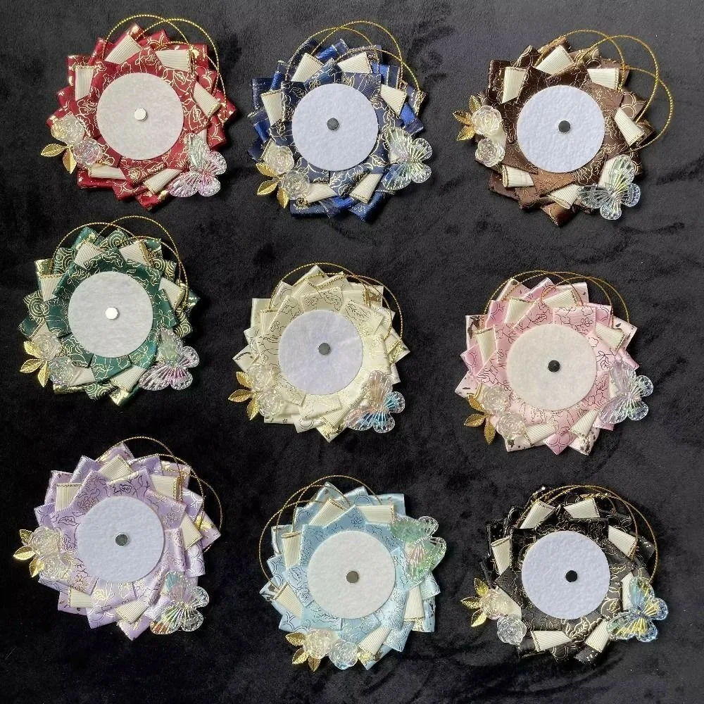 New Creative Badge Holder Fashion Kawaii Anime Pins Display Base Lacework Badge Decoration Badge Tray