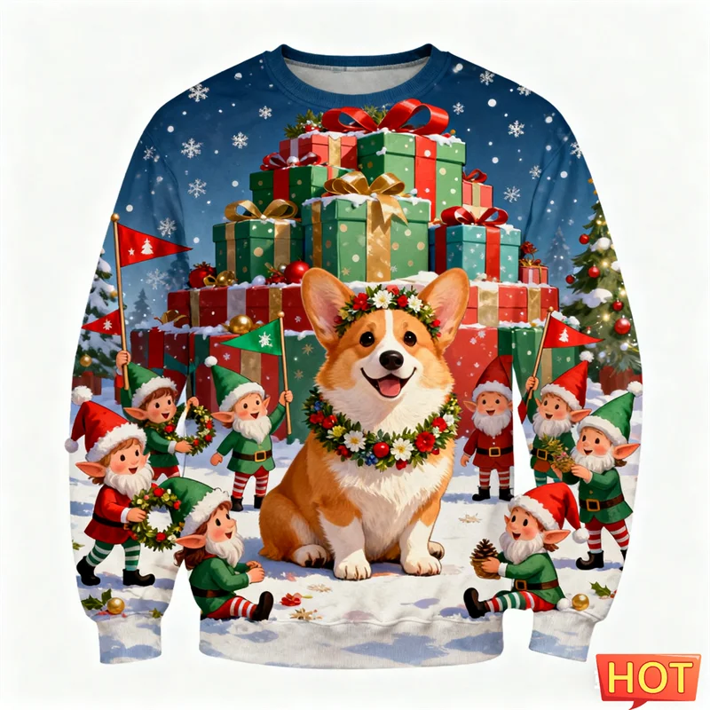 Thumbnail 4 - #37 Latest Mens Print Graphic Sweaters Offers