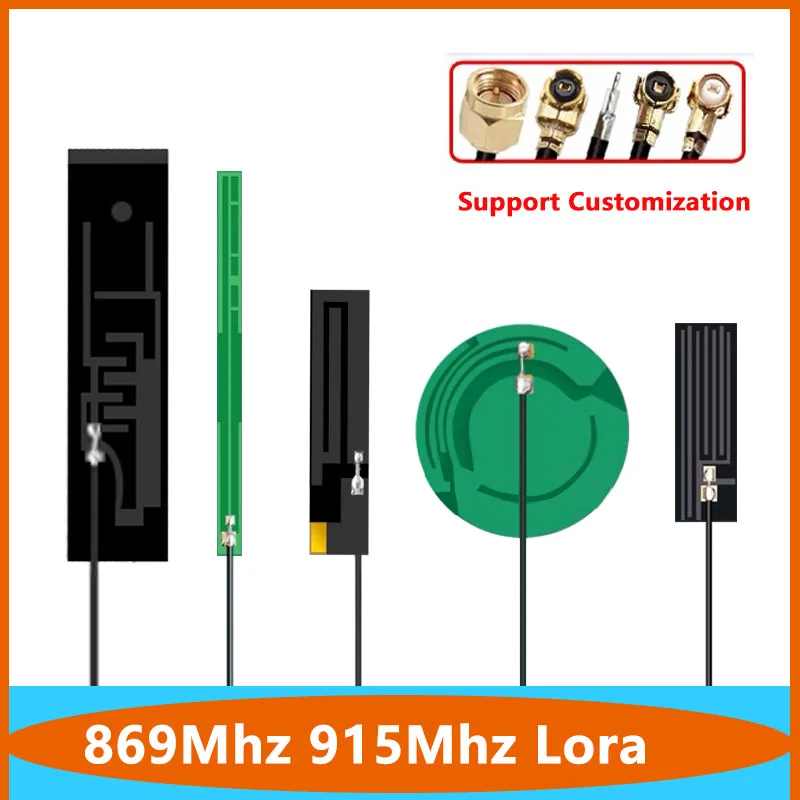 

10PCS FPC PCB 968Mhz 915Mhz Lora Omni wifi 860~940Mhz 8dbi internal chip Flexible antenna with IPEX1 IPEX4 U.fll MHF4