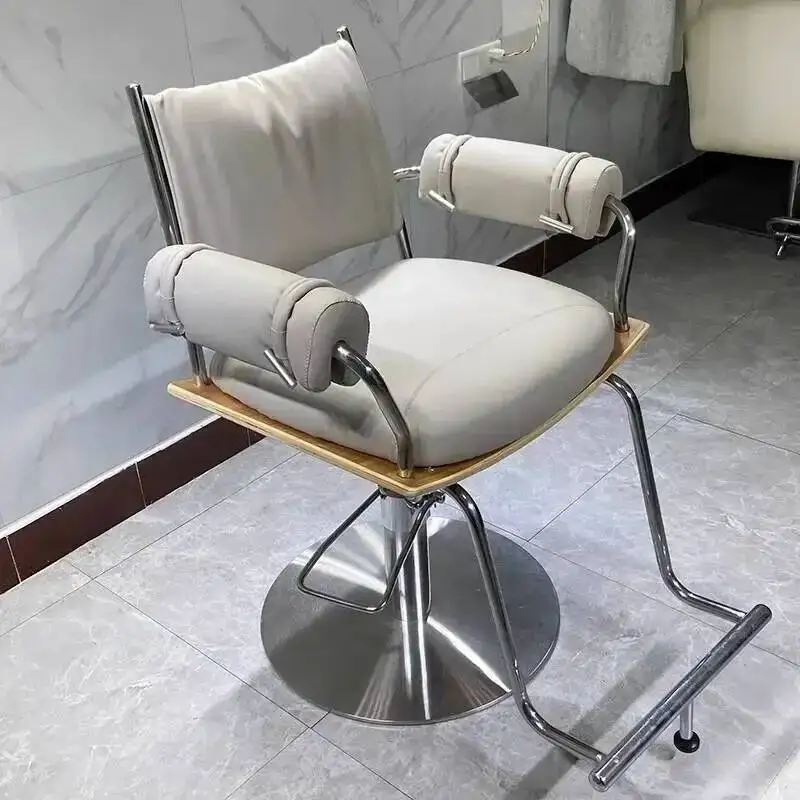 

Удобное профессиональное кресло для парикмахерской, современные стулья для салона, роскошная простая скандинавская эргономичная мебель для салона Sillon Barbero
