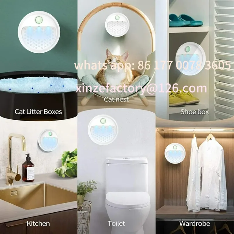 تخصيص الذكية القط رائحة تنقية 4000mAh قابلة للشحن ل القط صندوق نفايات مزيل الروائح الحيوانات الأليفة المرحاض لتنقية الهواء الكلب القط القمامة