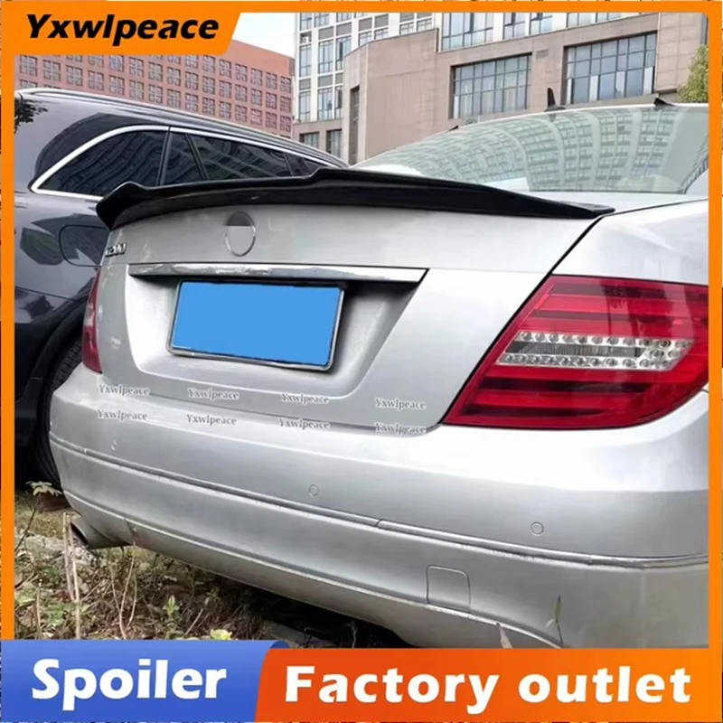 

PSM Style Real Carbon Fiber Rear Trunk Lip Spoiler Wing For Mercedes-Benz C Class W204 4-Door Sedan 2007-2014 C300 C180 C220