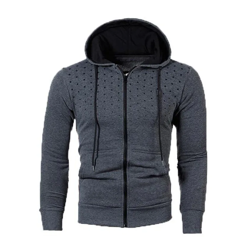 Mens Sweatshirt Long Sleeve Autumn Spring Men's Casual Cardigan Hoodie Jacket 3D Printed Men's Clothing Men's Hooded Coat MY237