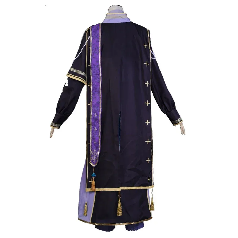 NewEnsemble Stars 블랙 데스 스노우 유니폼 레이 사쿠마 리츠 오카와 코하쿠 아야세 마요이 란 나기사 코스프레 남성 의상 hi6338202