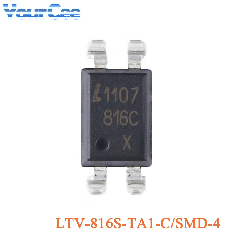 20pcs LTV816 LTV-816S-TA1-D LTV-816S-TA1-C SMD-4 LTV-816X-C DIP-4 Transistor Output Optocouplers Chip IC