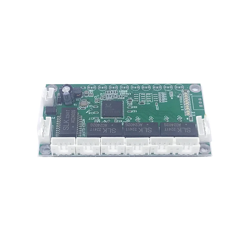 Snelle Schakelaar Mini 8 Poort Ethernet Tap Switch 10/100Mbps Netwerk Switch Hub Pcb Module Board Voor Systeemintegratie Module