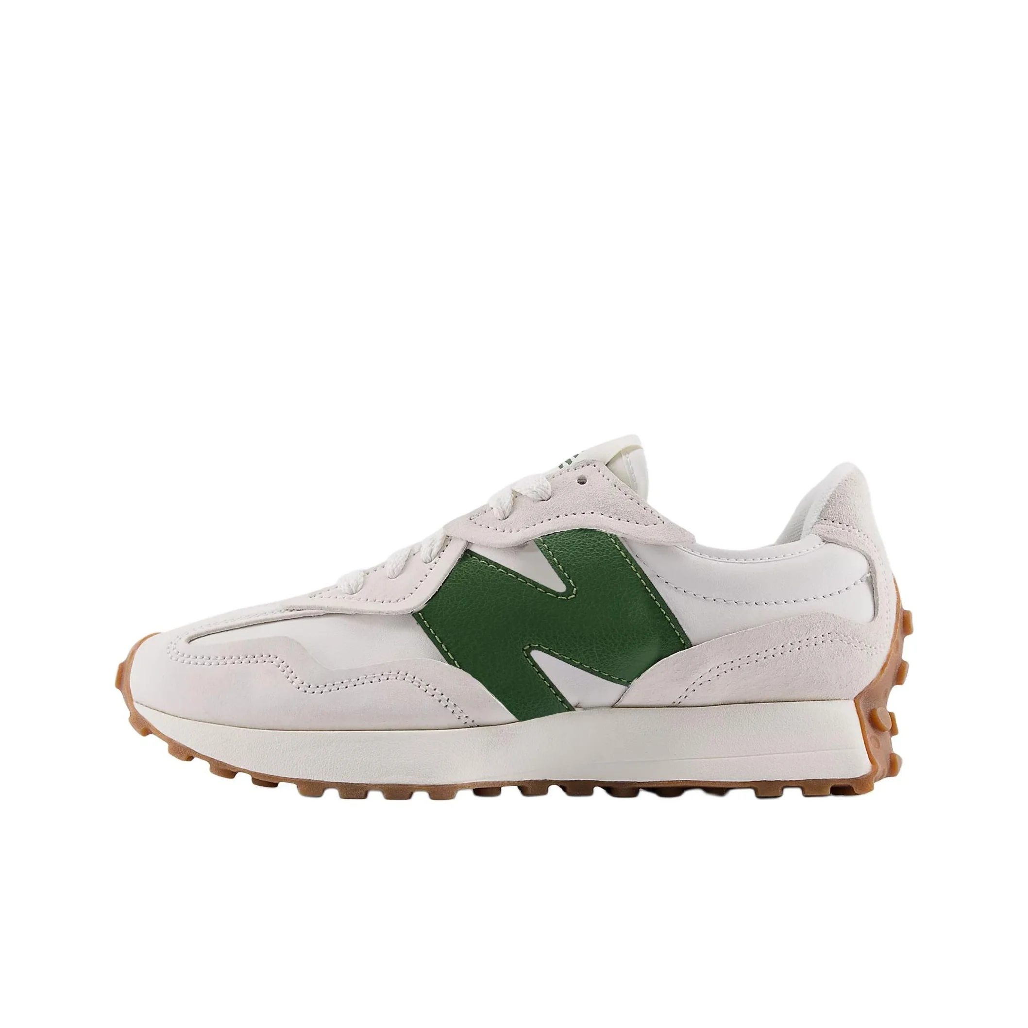 New Balance NB 327 Running Shoes Unisex White Green U327WKN
