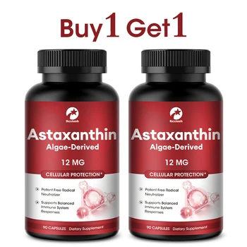 Kexinsh Astaxanthin Extract Capsules Promotes Cardiovascular Health and Accelerates Metabolism Antioxidant Supplement