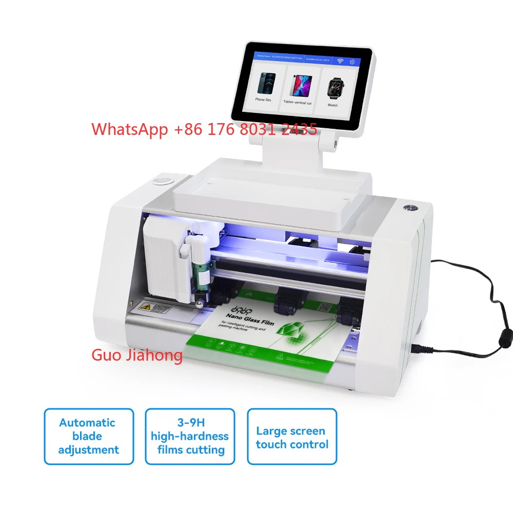 

RPET TPU EPU Film Cutting Machine for Cutting Tempered Glass Screen Protector Mobile Phone Screen Protector Film Cutting Machine