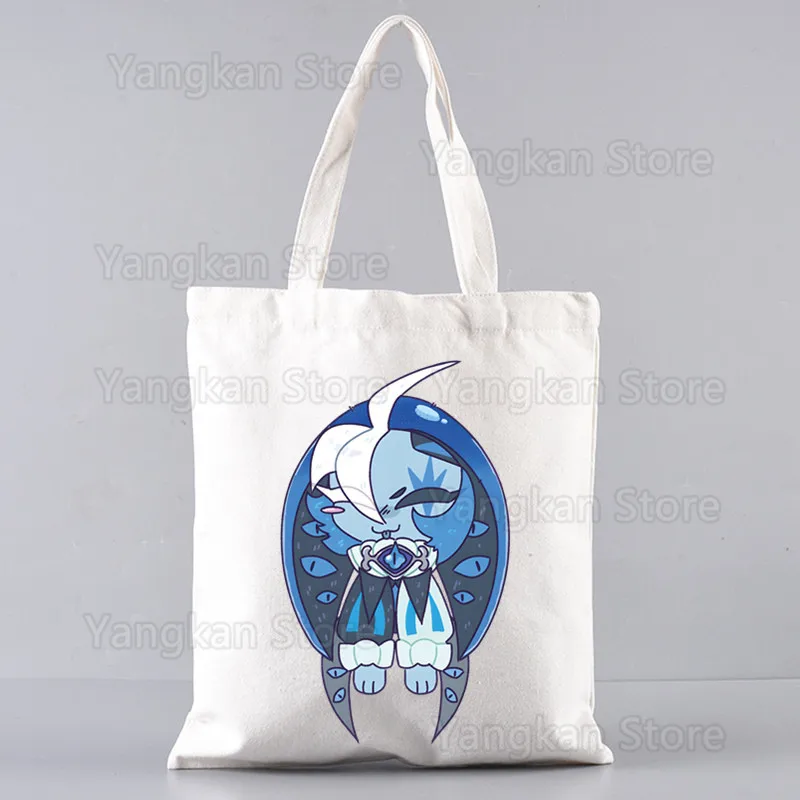 Shadow Milk Cookie Shopper Bags Shopping Tote Bag Shoulder Canvas Bags Large Capacity College Handbag