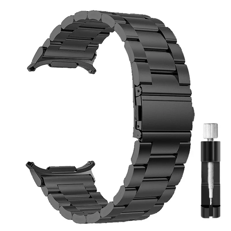 Stainless Steel Band for Samsung Galaxy Watch Ultra 47mm Luxury Metal No Gaps Strap for Galaxy Watch 7 Ultra Bracelet Watchband