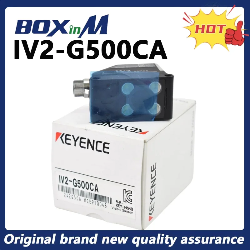 Novidade na embalagem original para sensor, controlador e cabo de reconhecimento de imagem KEYENCE IV2-G500CA IV2-G30F OP-87905.