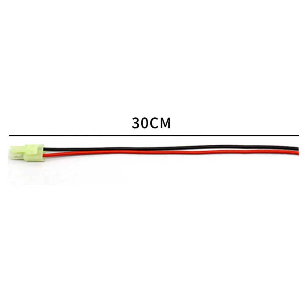 2 x Pair RC Male + Female Mini Battery Connector Plug to Connector 18awg HX45006 Tamiya Plug Connector Pitch 4.5mm