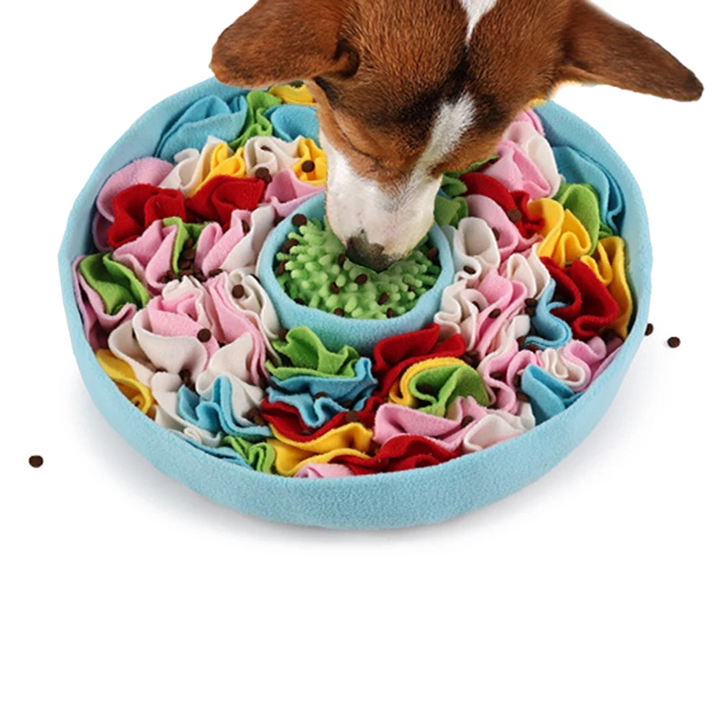 Non-Slip Sniffing Mat for Pet Slowing Feeder Interactive Mat Nose Smell Training Snuffle Pad Dogs Puzzle Toy Food Dispenser Toys