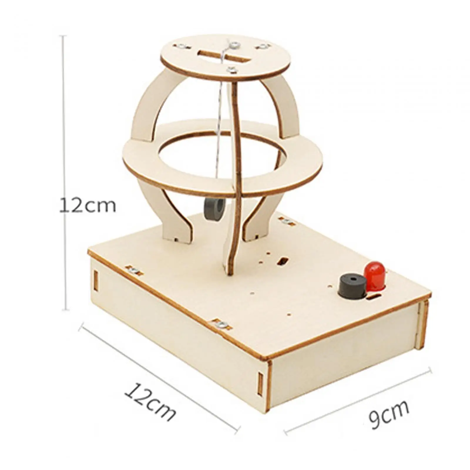 DIY 나무 과학 실험 모델 키트, 알람 빌딩 키트, 스템 DIY 조립, 3D 퍼즐, 어린이, 휴가용 과학 키트