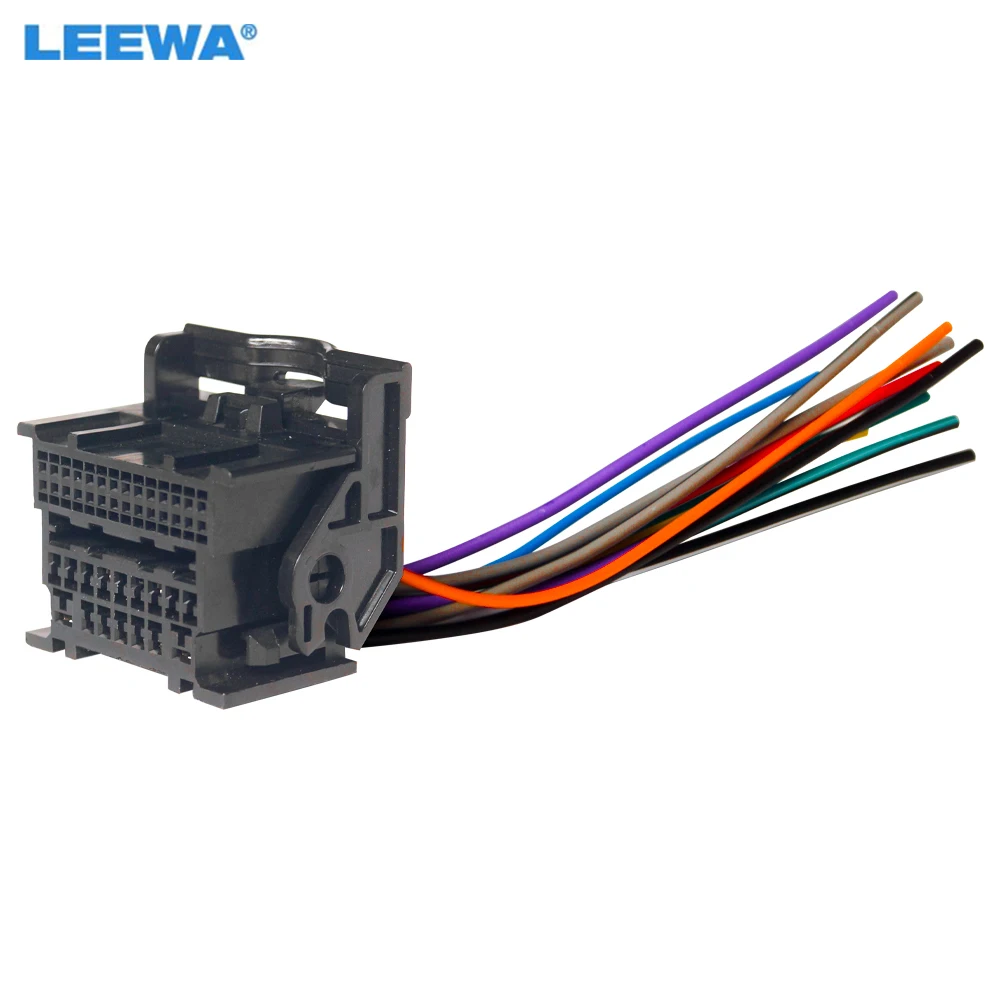 

LEEWA Car Stereo Audio Wiring Harness Adapter For Chevrolet Cruze Malibu Aveo ISO Radio CD/DVD Installation Cable