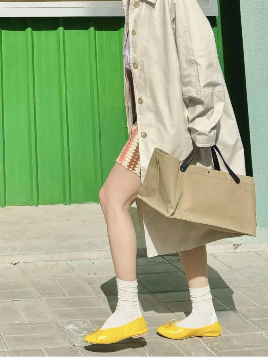 

New JOCH Tote Bag Casual Canvas Leather Splicing Large Capaci Commuting Bag for Women Faionable Trendy Handbag