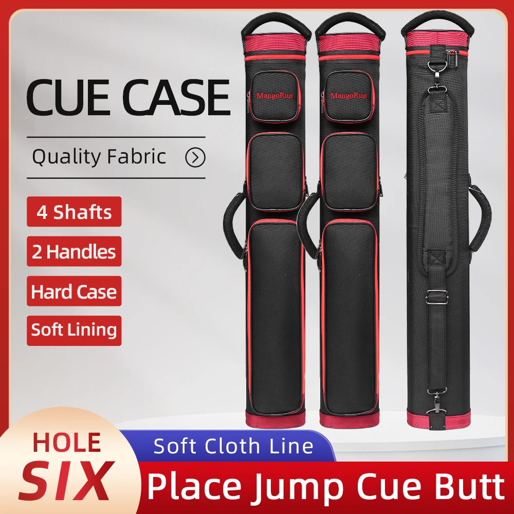 

Pool Cue Case 6 Holes 2Butts 4Shafts High Quality Billiard Cue Case