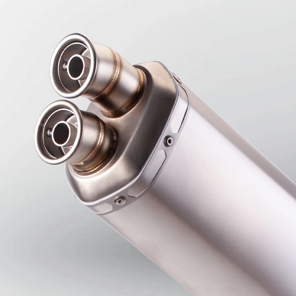 FOR African Twin-cylinder CRF1000 CRF1000L Double Hole Muffler Full Exhaust Modification Front Exhaust Pipe 2020-2023 Years