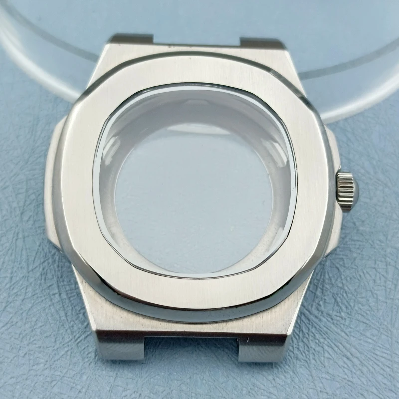 43mm10bar waterproof fit NH series 35 movement square Watch 316L stainless steel sapphire glass luxury watch case
