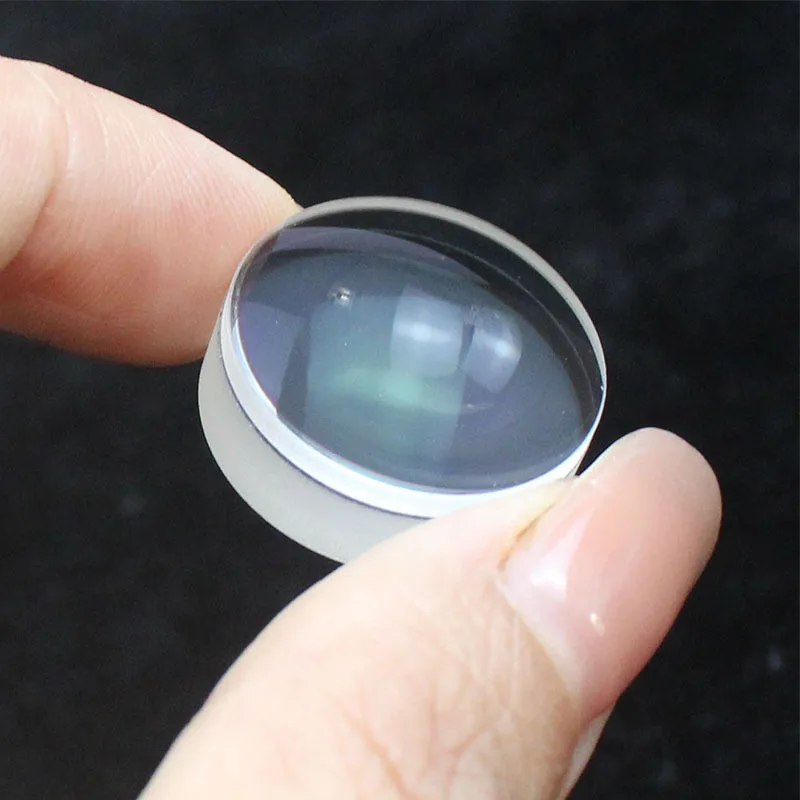 20mm Focal Length 62mm Doublet Glued Convex Lens Objective Lens Accessoriy DIY Astronomic Telescope Green Film Glass Material