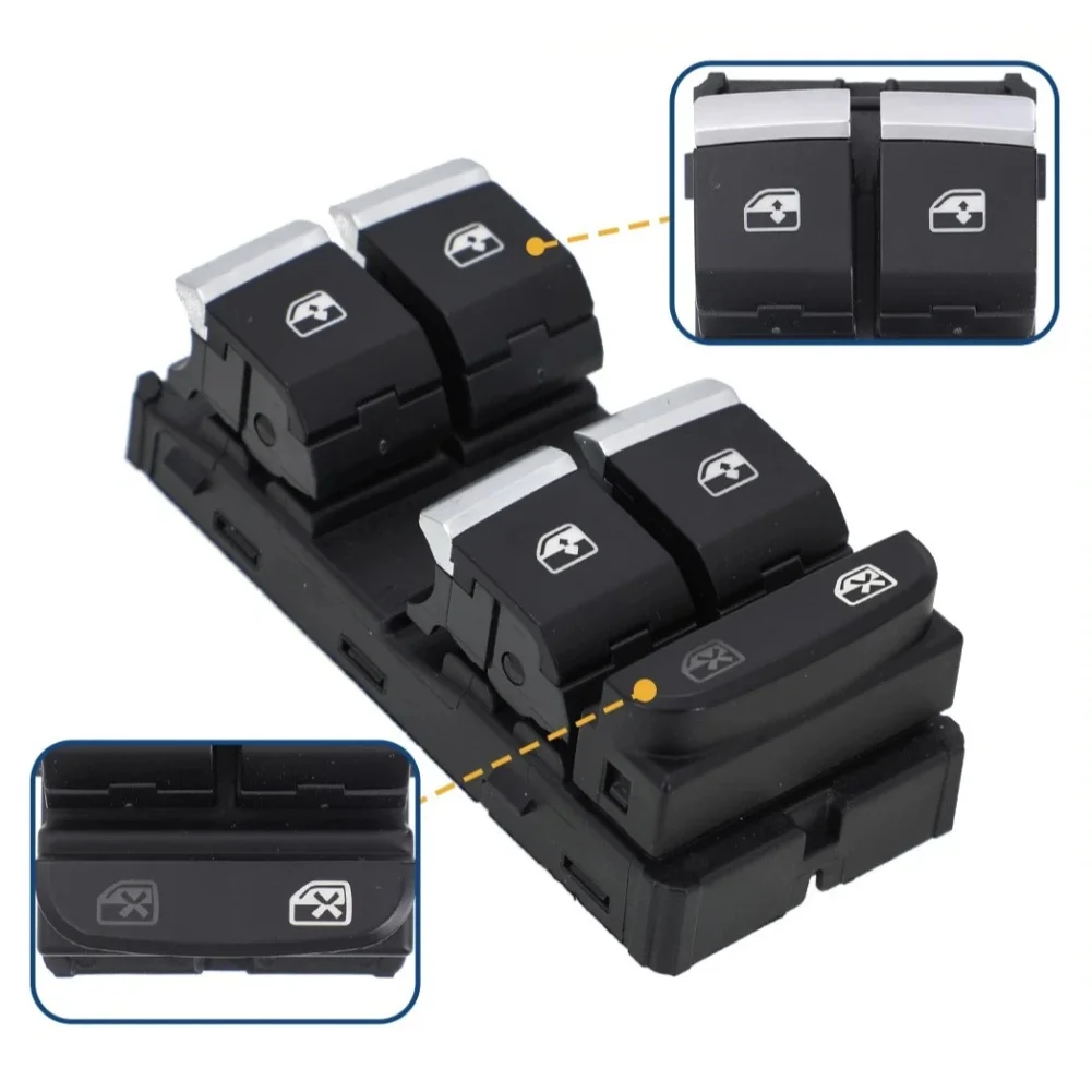 OEM Matching Master Power Window Switch 8WD959851 for For A4L 2017-2019 and For Q5 For B9 2017-2022 Applications