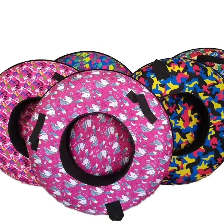 

High Quality Heavy-duty Inflatable Snow Tube for Winter Sport Playhouse rainbow Slide Ride for Kids&adults Indoor Outdoor Fun