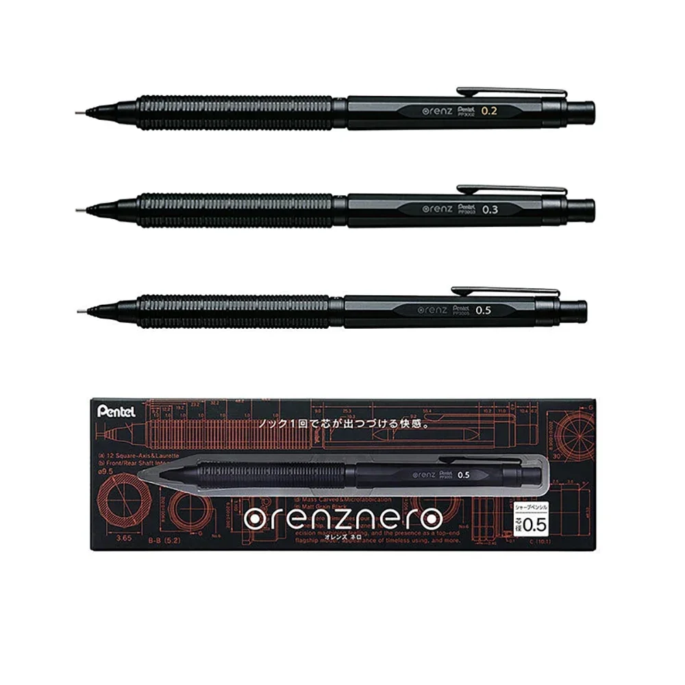 crayon-mecanique-de-dessin-pentel-pp3003-a-nouveau-modele-japonais-avance-orenznero-a-faible-centre-de-gravite-pour-croquis-bandes-dessinees-papeterie