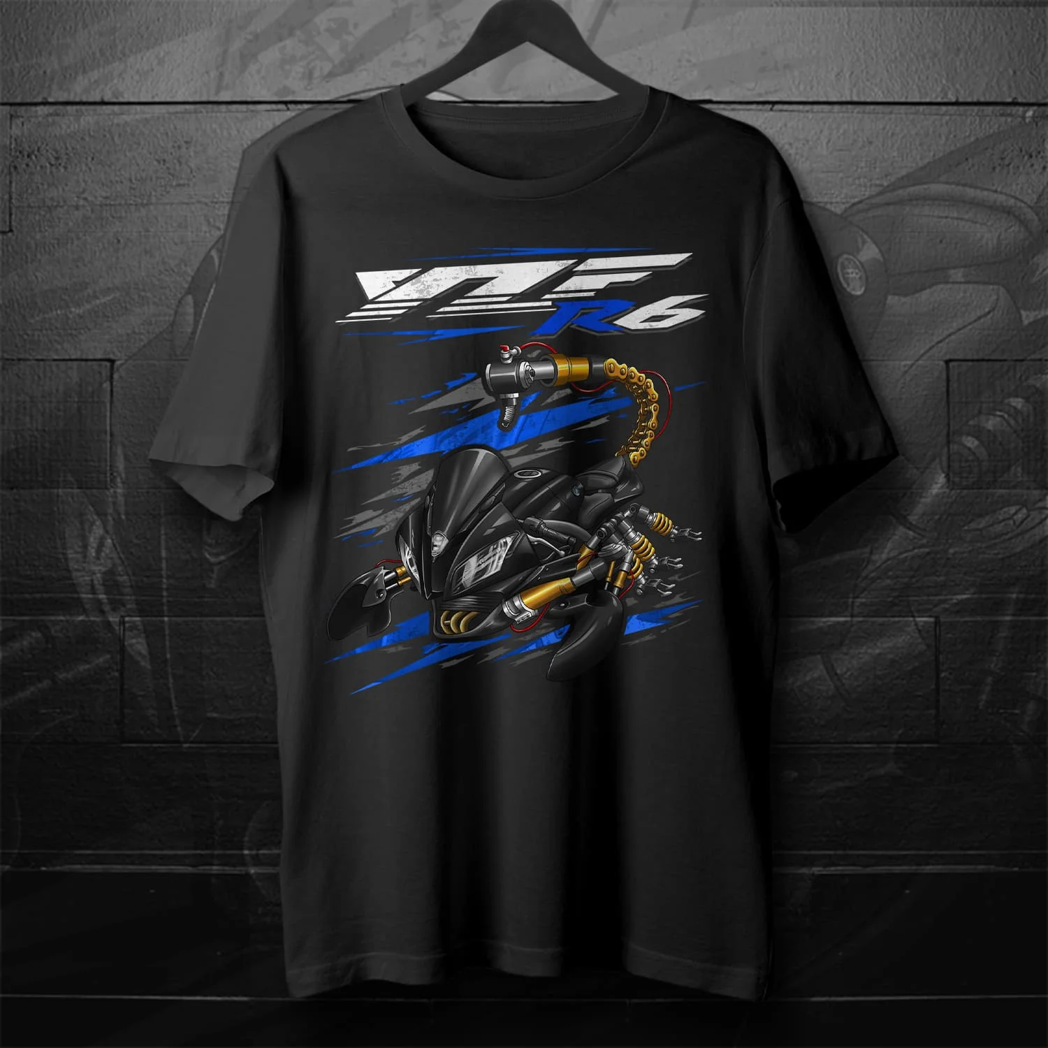 

2006-2007 Models Japanese YZF-R6 Motorcycle Scorpion Inspiration T-Shirt 100% Cotton O-Neck Short Sleeve Summer Casual Mens Tee