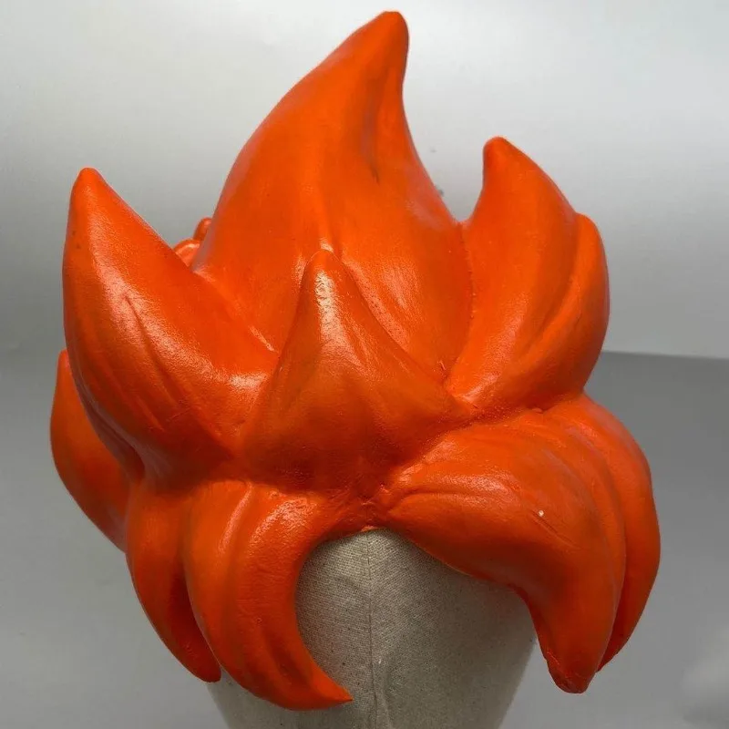 Dragon ball son goku peruca cosplay anime halloween látex capuz para homem rpg super saiyan peruca adereços chapelaria acessórios