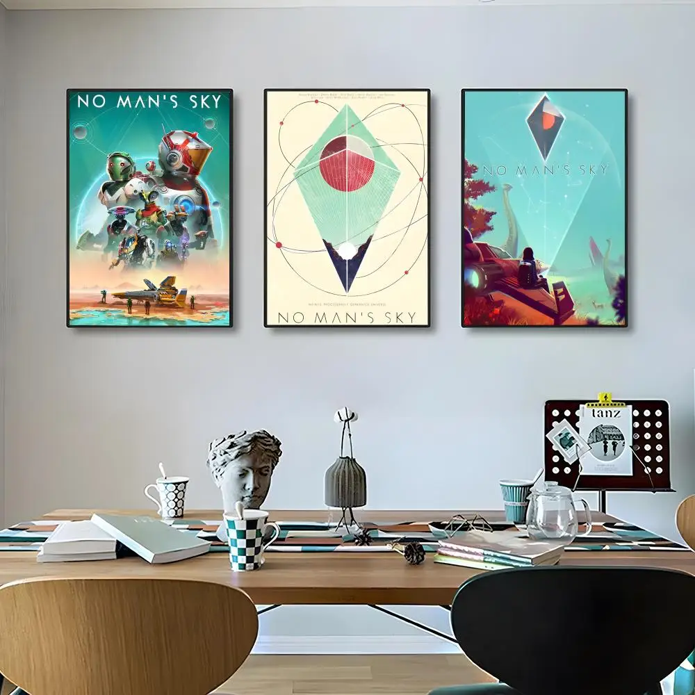 ANIME No Man S-sky Poster Classic poster and wall art prints are suitable for living rooms, bedrooms, bars